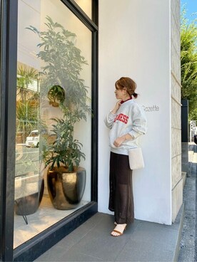 wg_sato(Whim Gazette AOYAMA)さん（レディース・156cm）の夏コーディネート