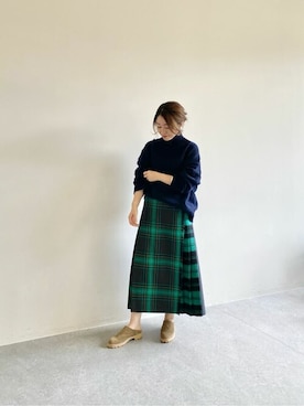 「pelleterno（ペレテルノ）のアイテム（その他シューズ）」を使った、wg_sato(Whim Gazette AOYAMA)さん（レディース・156cm）の夏コーディネート