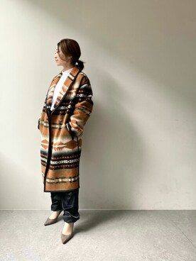 「サテンパンツ」｜「アイテム（その他アウター）」を使った、wg_sato(Whim Gazette AOYAMA)さん（レディース・156cm）の秋コーディネート