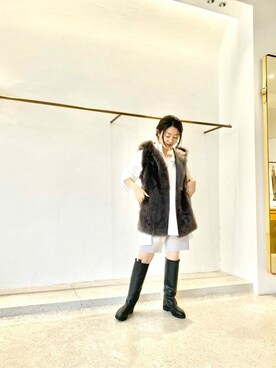Whim Gazette(ウィムガゼット)のベストを使った人気ファッション ...