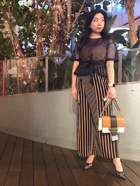 「GUILDPRIME」｜Imaokaさん（レディース・160cm）の夏コーディネート