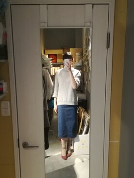 「アイテム（ピアス（両耳用））」を使った、河童さん（レディース・168cm・30代）の春コーディネート