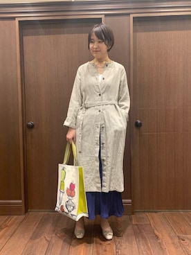 「NOMBRE IMPAIR（ノンブルアンペール）のアイテム（その他アウター）」を使った、koba.さん（レディース・169cm）の春コーディネート