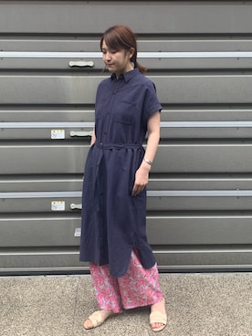 「FIL DE FER（フィルデフェール）のアイテム（ワンピース/ドレス）」を使った、koba.さん（レディース・168cm）の春コーディネート