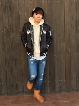 「WINTER STYLE」｜足立大希さん（メンズ・164cm）の冬コーディネート