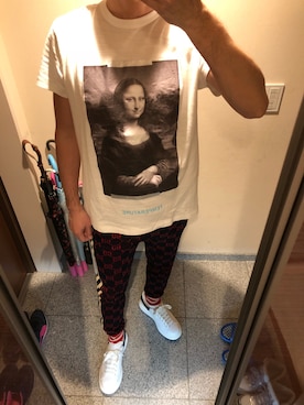 Gucci Ggジャガード ジョギングパンツ Men コットン Lを使ったメンズ人気ファッションコーディネート Wear