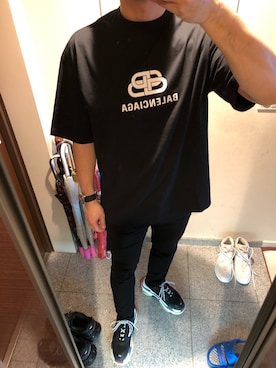 「セリーヌ」｜「アイテム（腕時計）」を使った、しゅうさん（メンズ・178cm）の春コーディネート