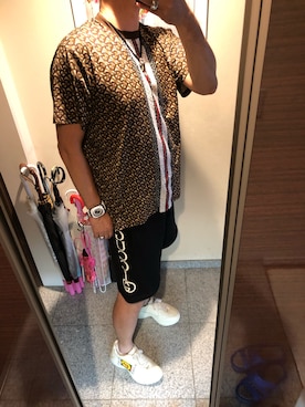 「バーバリー」｜「アイテム（腕時計）」を使った、しゅうさん（メンズ・178cm）の夏コーディネート