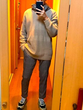 「Donnaruma（ドンナルンマ）のアイテム」を使った、Yu kiさん（メンズ・173cm）の冬コーディネート