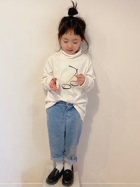 utasoraさん（キッズ・110cm）の冬コーディネート