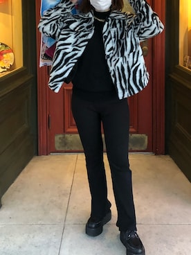 「oneway glamorous（ワンウェイグラマラス）のアイテム」を使った、とも🔅さん（レディース・153cm）の冬コーディネート