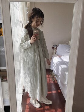 「L.L.Bean（エルエルビーン）のアイテム（ワンピース/ドレス）」を使った、aaakiさん（レディース・162cm）の冬コーディネート