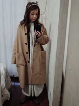 「Another Edition（アナザーエディション）のアイテム（その他アウター）」を使った、aaakiさん（レディース・162cm）の春コーディネート