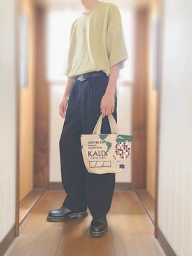 「アイテム（その他）」を使った、かわたくさん（メンズ・172cm・10代）の春コーディネート