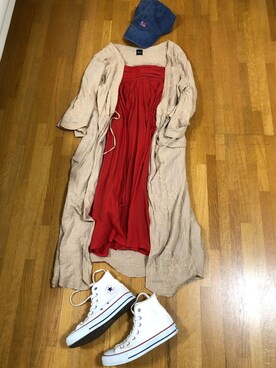 「DRWCYS（ドロシーズ）のアイテム（ジャケット/アウター）」を使った、YURIEさん（レディース・154cm）の夏コーディネート