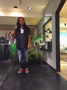 「DIESEL（ディーゼル）のアイテム（つなぎ/オールインワン）」を使った、yuichi.somatomoさん（メンズ・170cm）の春コーディネート