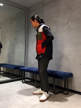 「Maison Margiela（メゾンマルジェラ）のアイテム（スニーカー）」を使った、yuichi.somatomoさん（メンズ・170cm）の冬コーディネート