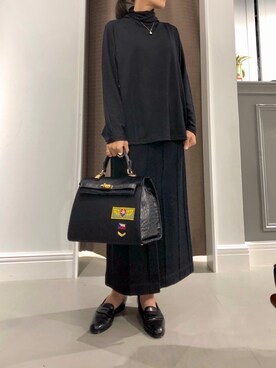 「Rawtus（ロータス）のアイテム（トップス）」を使った、53himiさん（レディース・161cm）の秋コーディネート