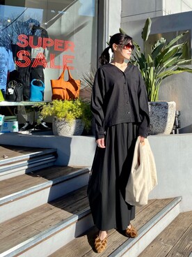 「otoaa（オトアー）のアイテム」を使った、53himiさん（レディース・161cm）の冬コーディネート