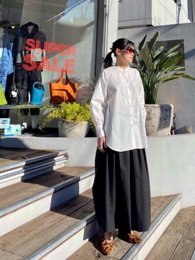 「otoaa（オトアー）のアイテム」を使った、53himiさん（レディース・161cm）の冬コーディネート