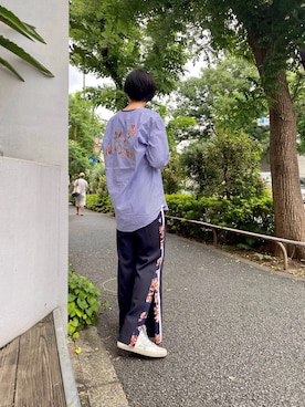 「RAINMAKER（レインメーカー）のアイテム」を使った、53himiさん（レディース・161cm）の夏コーディネート