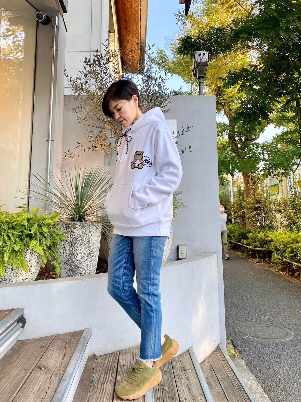 新品 ヘルシーデニム パンツ Healthy Denim ホワイトデニム 25 セール】Healthy DENIM/別注 Pink Pepper ワイドストレート