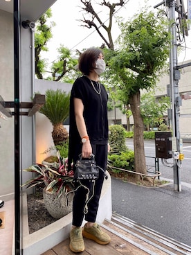 「IVXLCDM（アイヴィーエックスエルシーディエム）のアイテム」を使った、53himiさん（レディース・161cm）の春コーディネート