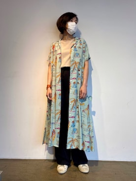「RAINMAKER（レインメーカー）のアイテム」を使った、53himiさん（レディース・161cm）の春コーディネート