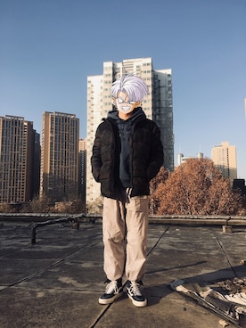 「VANS（バンズ）のアイテム（アクセサリー）」を使った、D-1447さん（メンズ・173cm）の冬コーディネート