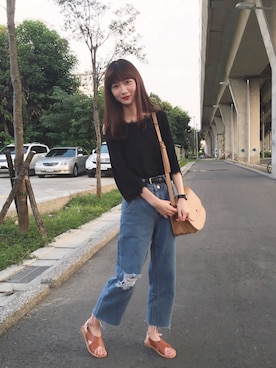 蕭莉さんのコーディネート