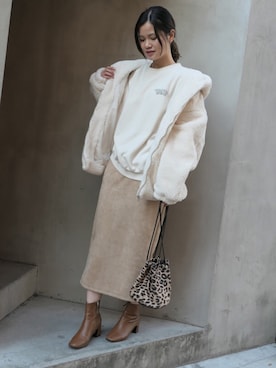 あかねさん（レディース・164cm）の冬コーディネート