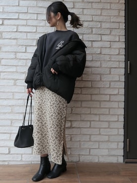 あかねさん（レディース・164cm）の冬コーディネート