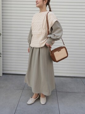 あかねさん（レディース・164cm）の冬コーディネート