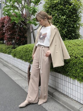 あかねさん（レディース・164cm）の春コーディネート