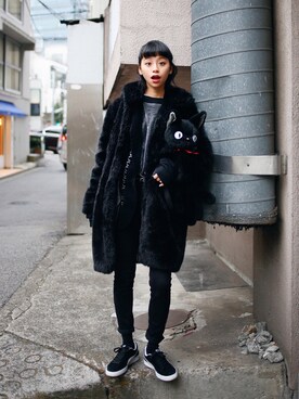 Droptokyoさん（レディース・170cm）の冬コーディネート