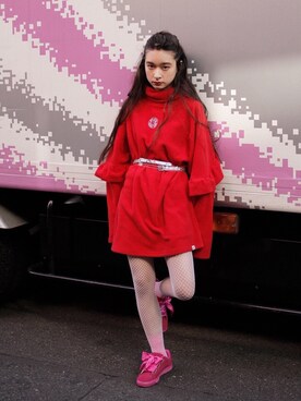 「Little sunny bite（リトルサニーバイト）のアイテム（ワンピース/ドレス）」を使った、Droptokyoさん（レディース・165cm）の春コーディネート