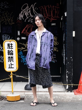 「SASQUATCHfabrix.（サスクワァッチファブリックス）のアイテム」を使った、Droptokyoさん（レディース・170cm）の夏コーディネート