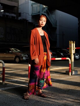 「calico（キャリコ）のアイテム（ジャケット/アウター）」を使った、Droptokyoさん（レディース・160cm）の秋コーディネート