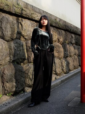 「SYU.HOMME/FEMM（シュウ）のアイテム」を使った、Droptokyoさん（レディース・150cm）の秋コーディネート