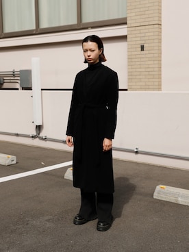 「PERVERZE（パーバーズ）のアイテム（パンツ）」を使った、Droptokyoさん（レディース・165cm）の秋コーディネート