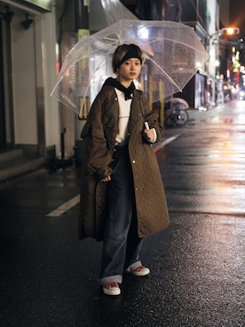 「mintdesigns（ミントデザインズ）のアイテム」を使った、Droptokyoさん（レディース・160cm）の冬コーディネート