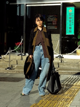 「KIKO KOSTADINOV（キコ コスタディノフ）のアイテム（ジャケット/アウター）」を使った、Droptokyoさん（レディース・160cm）の春コーディネート