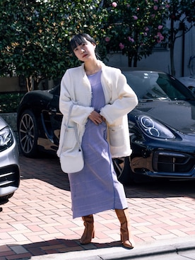 「MM6 Maison Margiela（ｴﾑｴﾑｼｯｸｽ ﾒｿﾞﾝ ﾏﾙｼﾞｪﾗ）のアイテム（ワンピース/ドレス）」を使った、Droptokyoさん（レディース・165cm）の春コーディネート