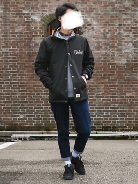 「nike sb 」｜「アイテム（その他アウター）」を使った、やっちさん（メンズ・169cm）の秋コーディネート