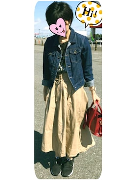 「one after another NICE CLAUP（ワンアフターアナザーナイスクラップ）のアイテム（アクセサリー）」を使った、mayuさん（レディース・160cm）の秋コーディネート