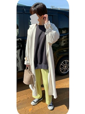 「LEPSIM（レプシィム）のアイテム（トレンチコート）」を使った、mayuさん（レディース・160cm）の春コーディネート