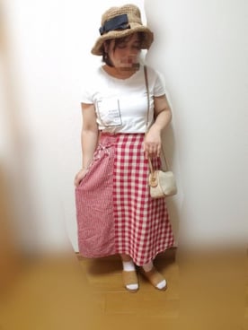 ゆんさん（レディース・154cm）の夏コーディネート