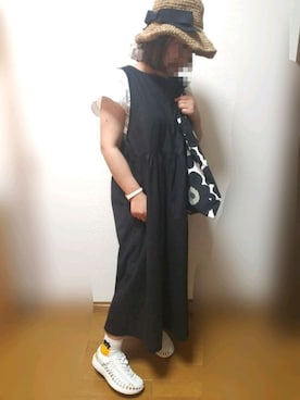 「にゃー」｜「アイテム（その他）」を使った、ゆんさん（レディース・154cm）の夏コーディネート