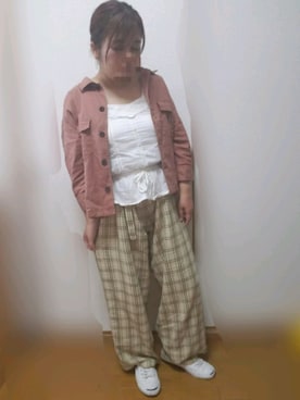 ゆんさん（レディース・154cm）の夏コーディネート