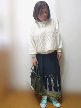 ゆんさん（レディース・154cm）の秋コーディネート